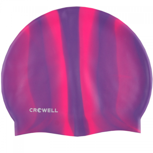 Maudymosi Kepurės Silikonas Crowell Multi Flame Violetinės-Rožinės Spalvos Col.05
